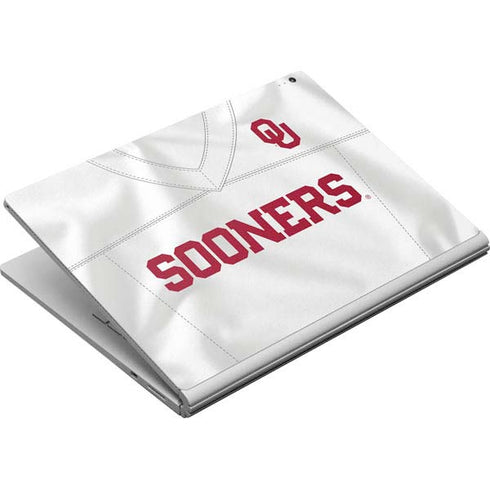 University of Oklahoma White Jersey Surface Book Skin